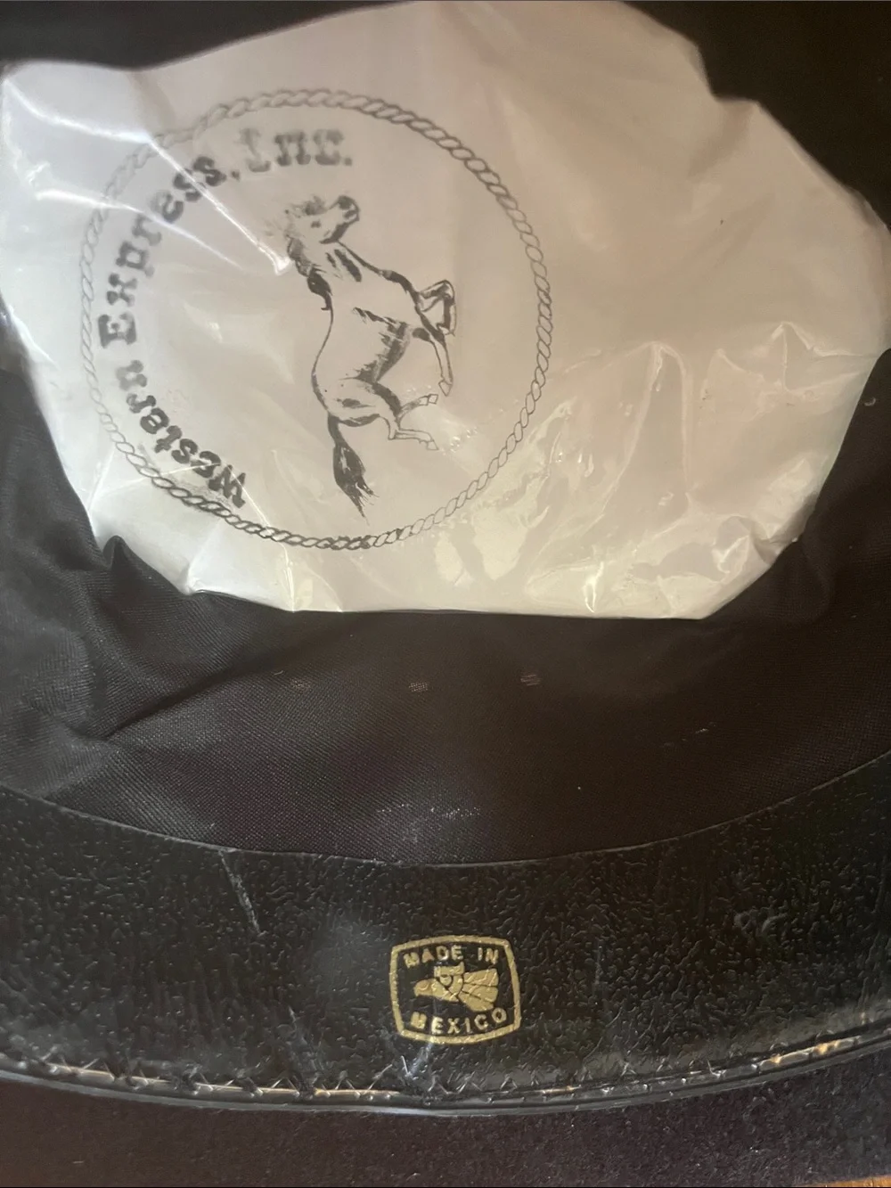 Western Gambler Hat Black Wool Western Express Unisex Size Small